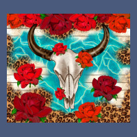 Bull Skull Rose Vintage Hoodie | Teevron