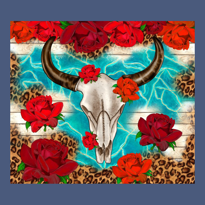 Bull Skull Rose Vintage Hoodie by TumblerDesignByShophia | Teevron