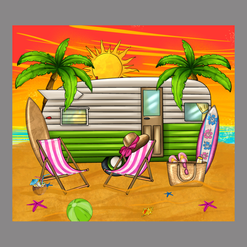 Summer Caravan Vintage Tee by TumblerDesignByShophia | Teevron