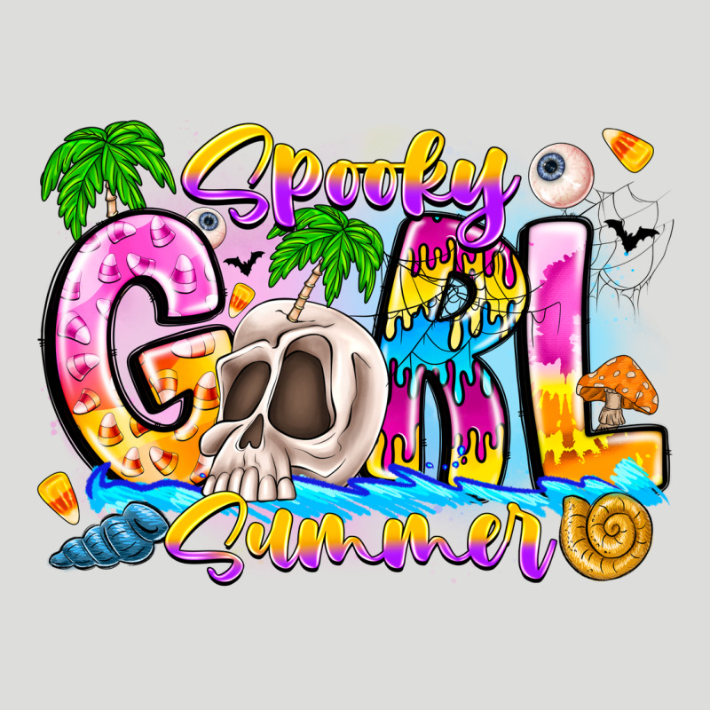 Spooky Girl Summer Zipper Hoodie by CowhideDigitalArt | Teevron