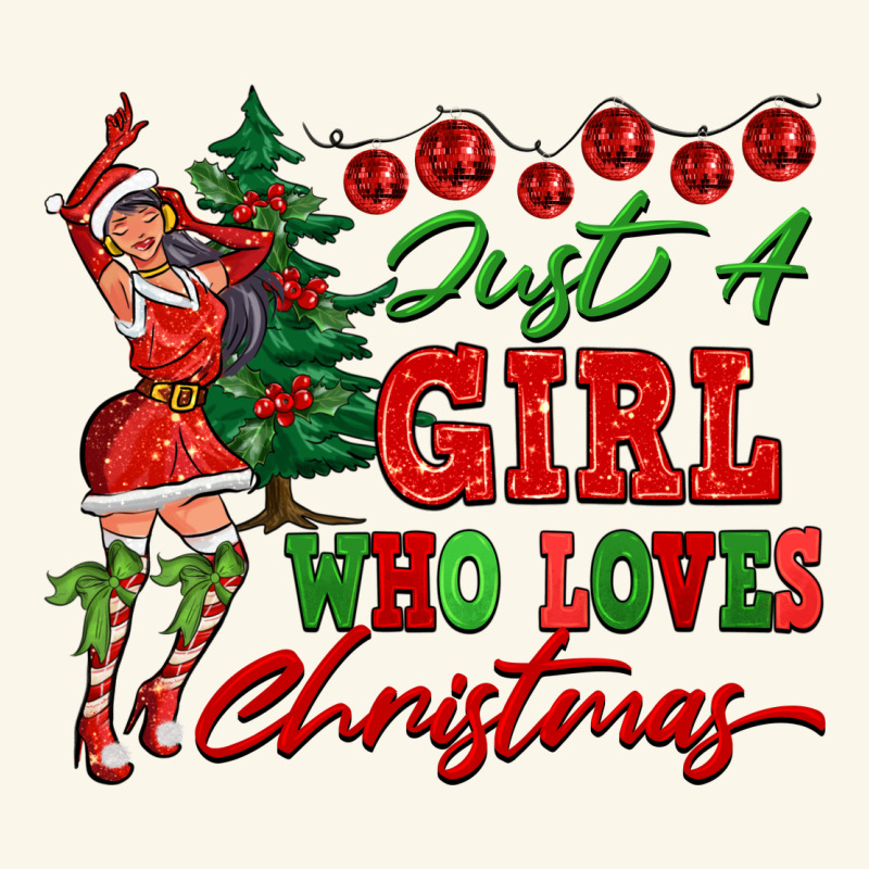 Just A Girl Who Loves Christmas Premium Hoodie by FaDigitalArtStudio | Teevron