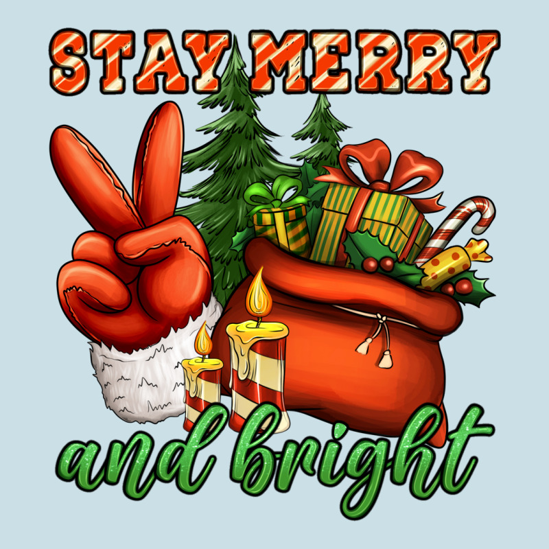 Stay Merry And Bright Peace Hand Ladies Tee by Jasminsmagicworld | Teevron