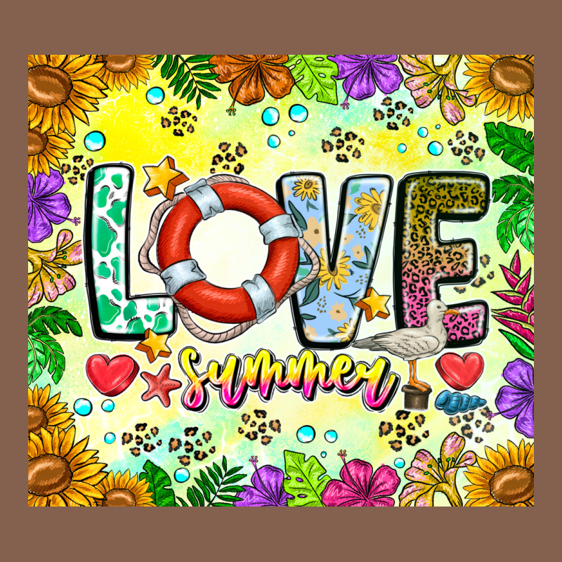 Love Summer Zipper Hoodie by CowhideDigitalArt | Teevron
