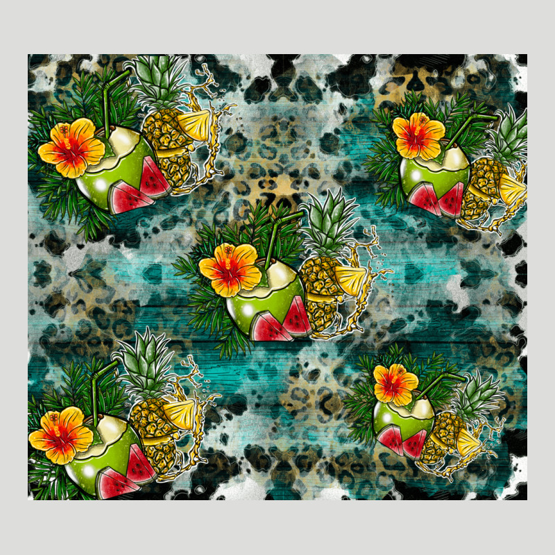 Summer Fruits Zipper Hoodie by CowhideDigitalArt | Teevron