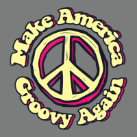 Make America Groovy Again Peace Sign 70s Retro Premium Hoodie | Teevron