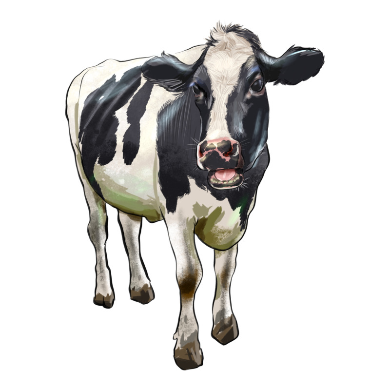 Holstein Bull Zipper Hoodie by LillyAllenDesigns | Teevron