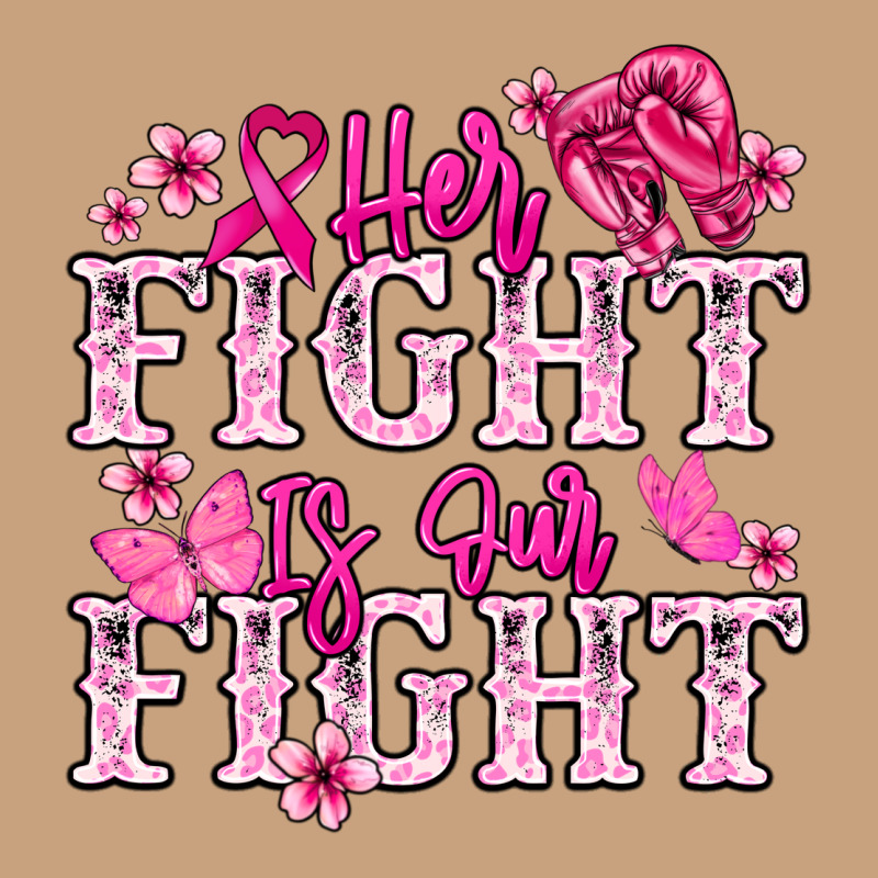 Her Fight Is Our Fight Cancer Awareness Vintage Tee by HowdyJamesFarm | Teevron