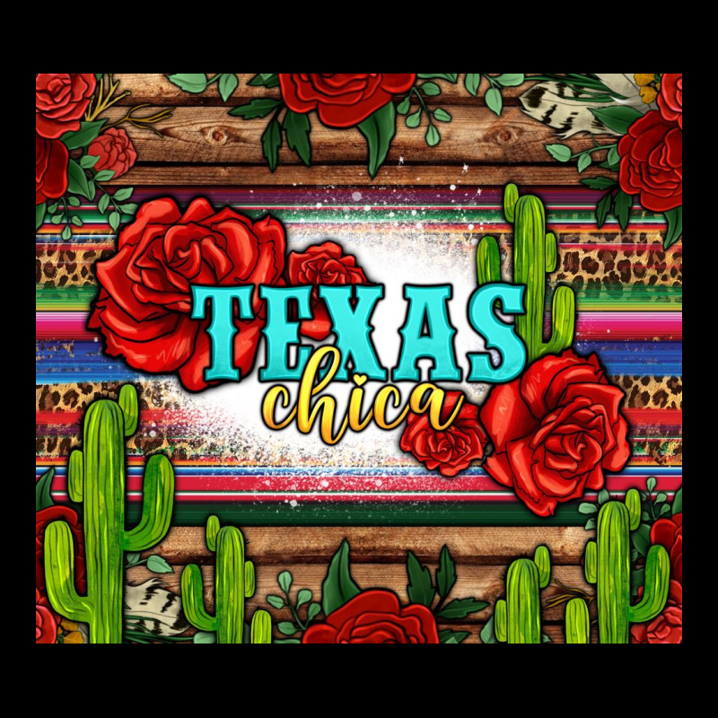 Texas Chica With Roses Ladies Tee by Jasminsmagicworld | Teevron