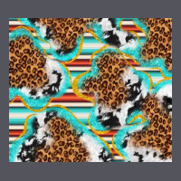 Serape Cowhide And Leopard With Glitter Vintage Hoodie | Teevron