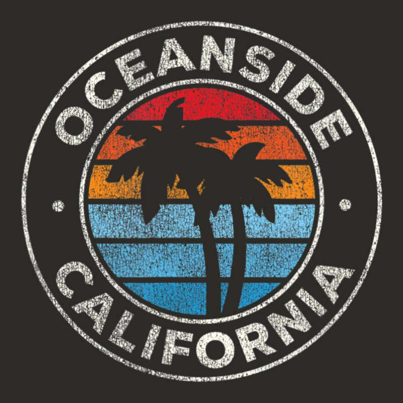 Oceanside California Ca Vintage Retro 70s Heavy Core Tee by lanVoArt | Teevron