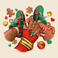 Christmas Black Girl Sneakers Premium Tee | Teevron