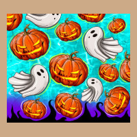 Halloween Pumpkins With Ghosts Vintage Hoodie | Teevron