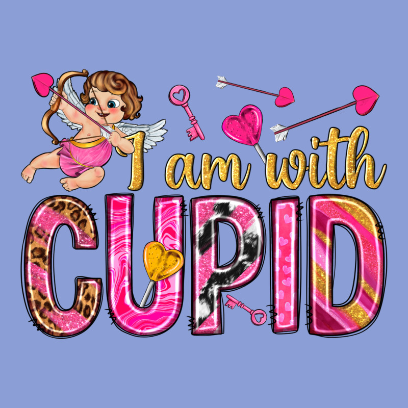 I Am With Cupid I Am With Cupid Valentine's Day Long Sleeve Tee by HowdyJamesFarm | Teevron
