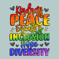 Inspirational Words In Rainbow Colors Heavy Core Tee | Teevron
