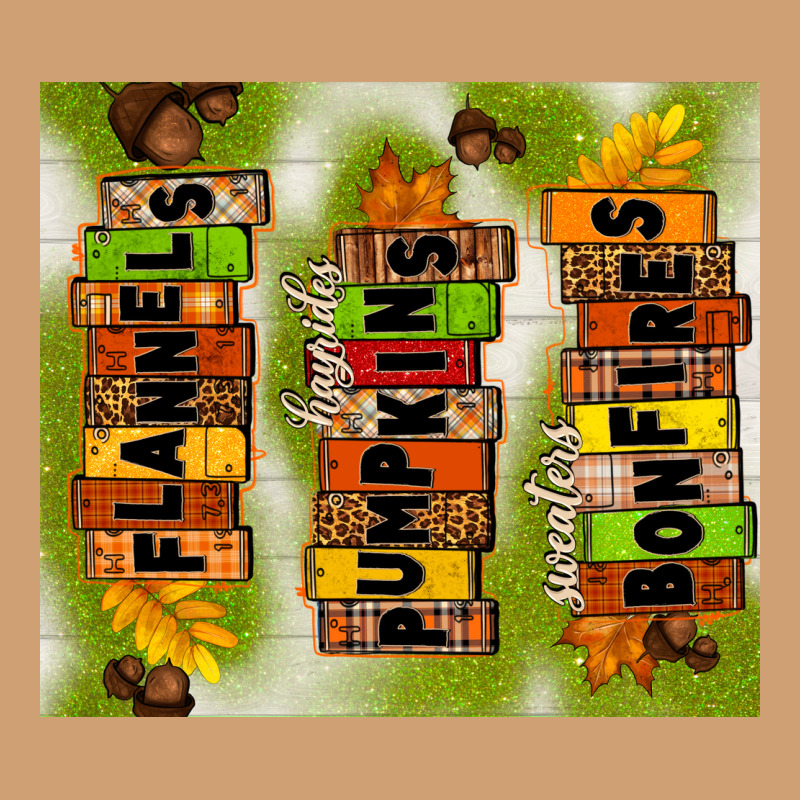 Flannels Hayrides Pumpkins Bonfires Fall Vintage Tee by TumblerDesignByShophia | Teevron