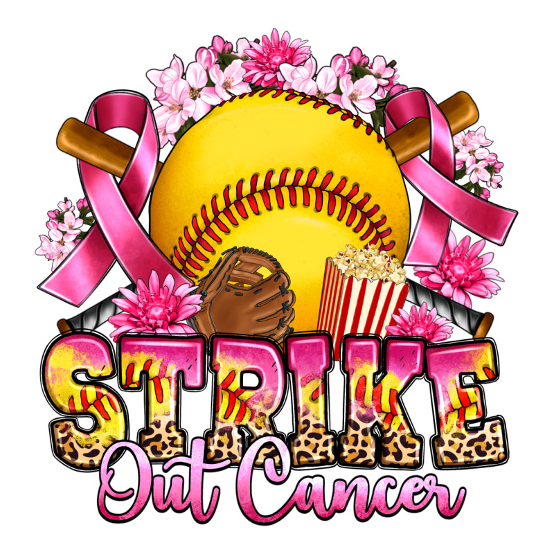 Strike Out Cancer Softball Premium Tee by Artiststas | Teevron