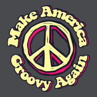 Make America Groovy Again Peace Sign 70s Retro Zipper Hoodie | Teevron