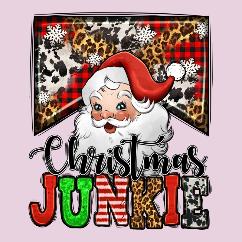 Christmas Junkie Santa Claus Ladies Tee by Jasminsmagicworld | Teevron