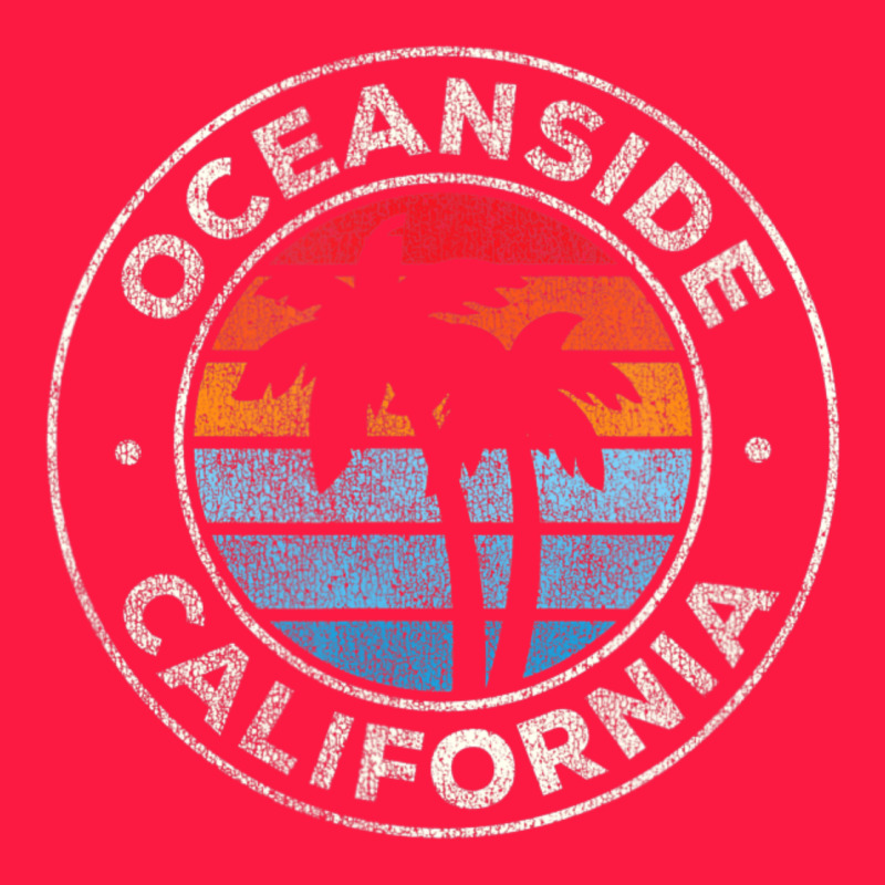 Oceanside California Ca Vintage Retro 70s Zipper Hoodie by lanVoArt | Teevron