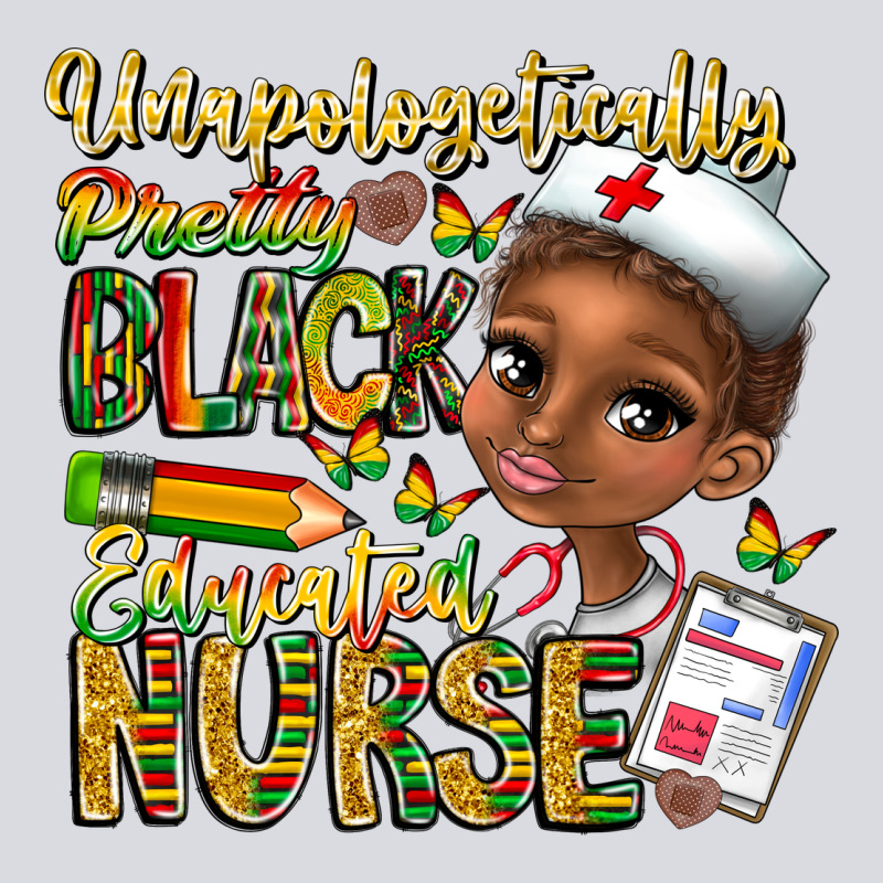 Unapologetically Pretty Black Educated Nurse Zipper Hoodie by CowhideDigitalArt | Teevron