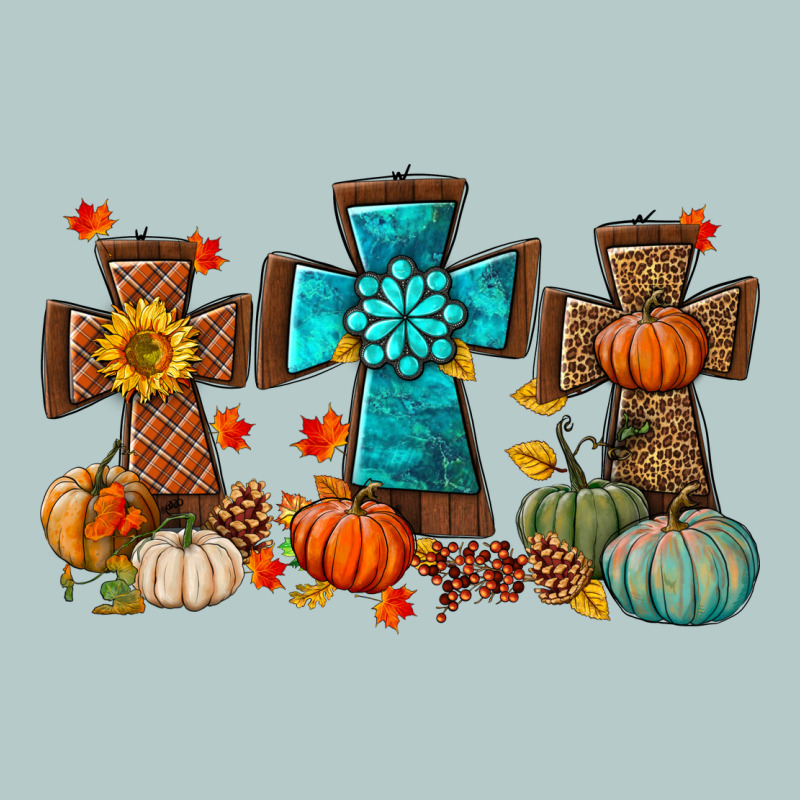 Fall Tree Cross Heavy Core Tee by BundleAndBundleShop | Teevron