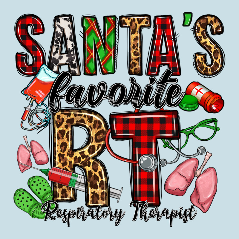 Santa's Favorite Rt Respiratory Therapist Ladies Tee by Jasminsmagicworld | Teevron