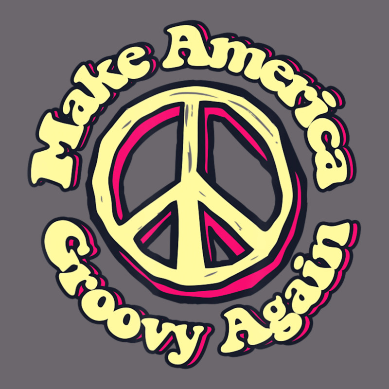 Make America Groovy Again Peace Sign 70s Retro Premium Sweatshirt by lanVoArt | Teevron
