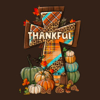 Thankful Fall Cross Heavy Core Tee | Teevron
