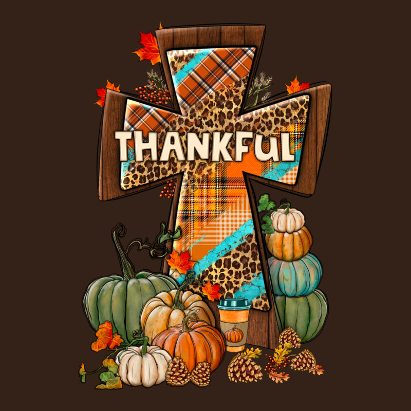 Thankful Fall Cross Heavy Core Tee by BundleAndBundleShop | Teevron