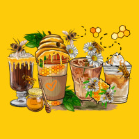 Honey Bee Coffee Cups Premium Hoodie | Teevron