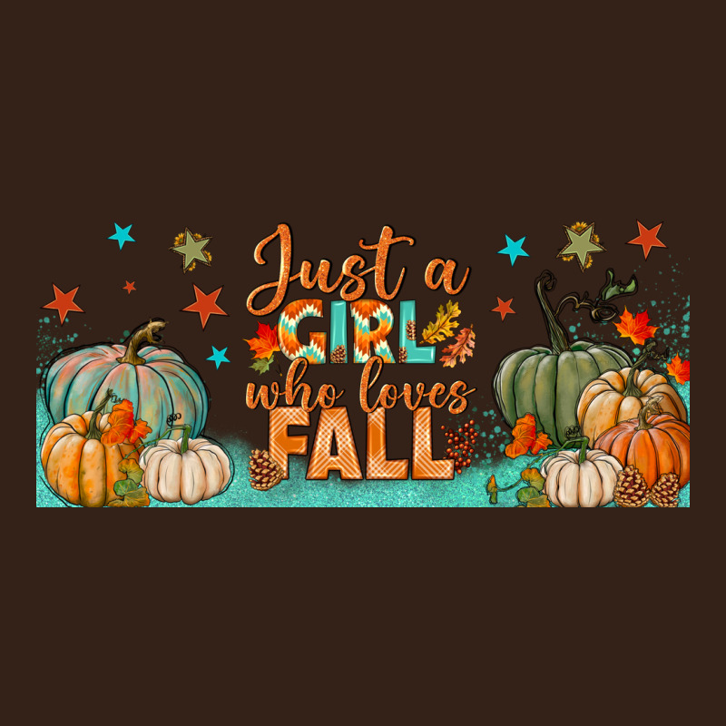 Just A Girl Who Loves Fall Libbey Glass Heavy Core Tee by BundleAndBundleShop | Teevron