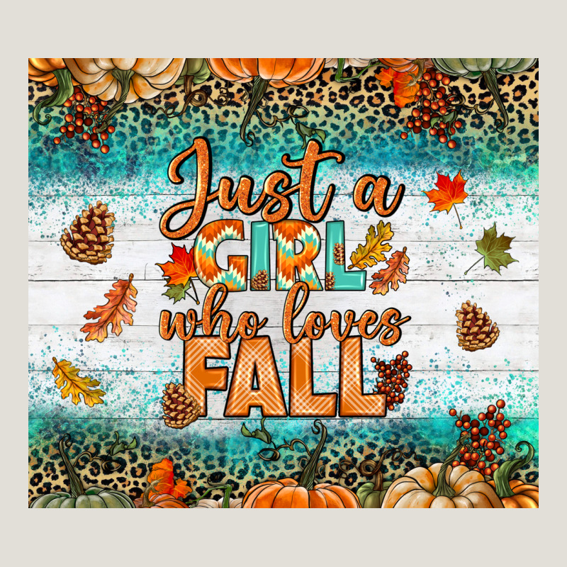 Just A Girl Who Loves Fall Tumbler Heavy Core Tee by BundleAndBundleShop | Teevron