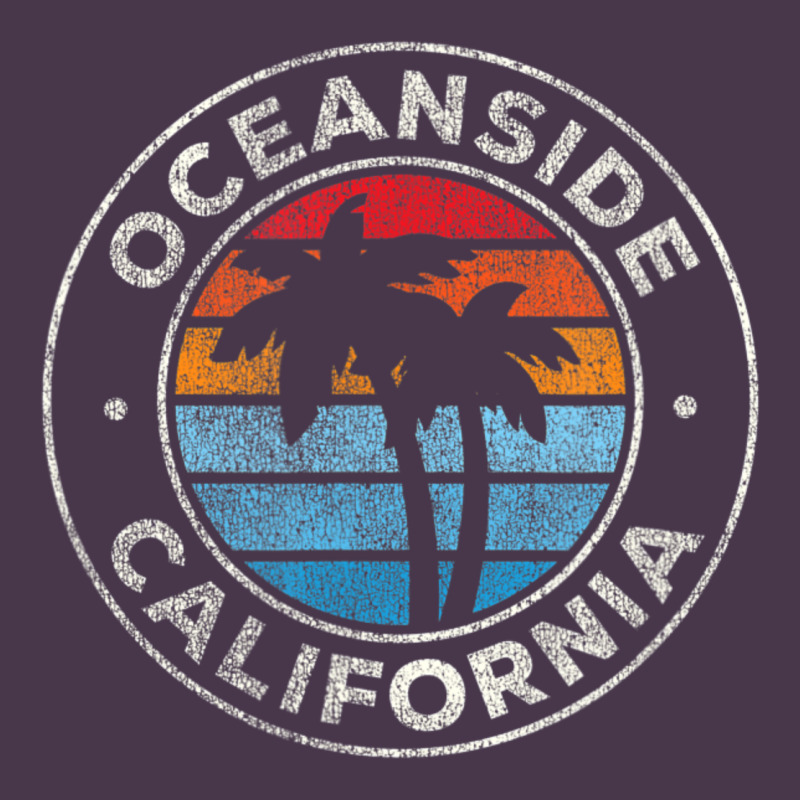 Oceanside California Ca Vintage Retro 70s Heavyweight Hoodie by lanVoArt | Teevron
