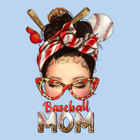 Baseball Mom Messy Bun Classic Tee | Teevron