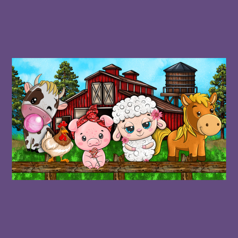 Cute Farm Animals Vintage Hoodie by TumblerDesignByShophia | Teevron