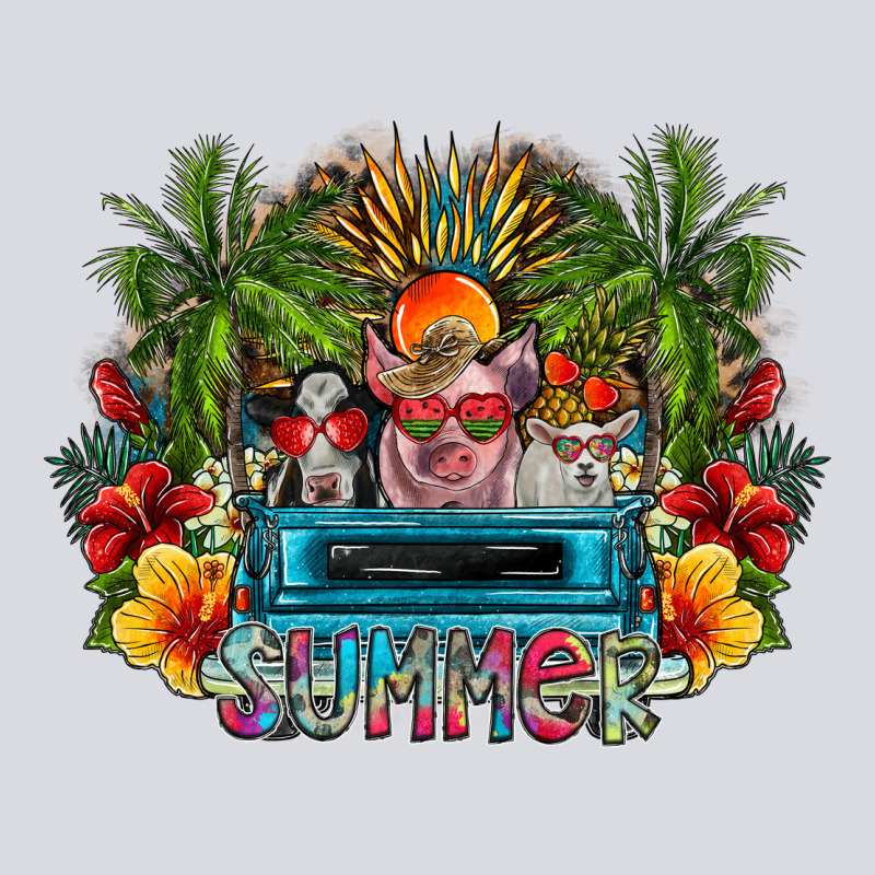 Summer Zipper Hoodie by CowhideDigitalArt | Teevron