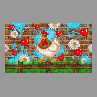 Cute Chicken Vintage Hoodie | Teevron