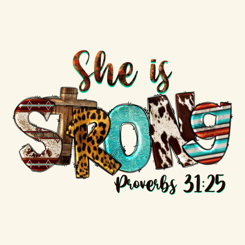She Is Strong Proverbs 31 25 Premium Hoodie by FaDigitalArtStudio | Teevron