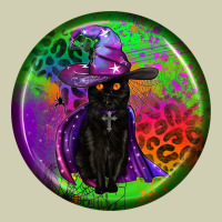 Halloween Round Earrings Heavy Core Tee | Teevron