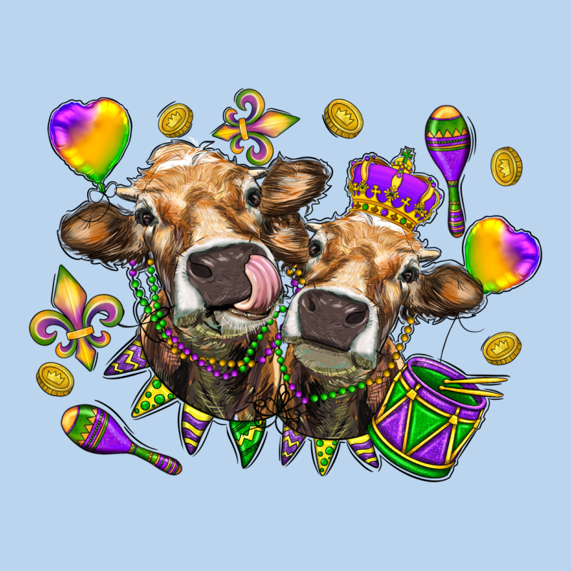 Mardi Gras Heifers Classic Tee by NancyCooperArtShop | Teevron