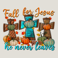 Fall For Jesus He Never Leaves Heavy Core Tee | Teevron