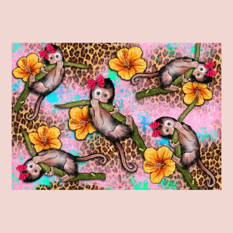 Baby Monkey Flowers Premium Sweatshirt by Artiststas | Teevron