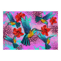 Flower Hummingbird | Teevron