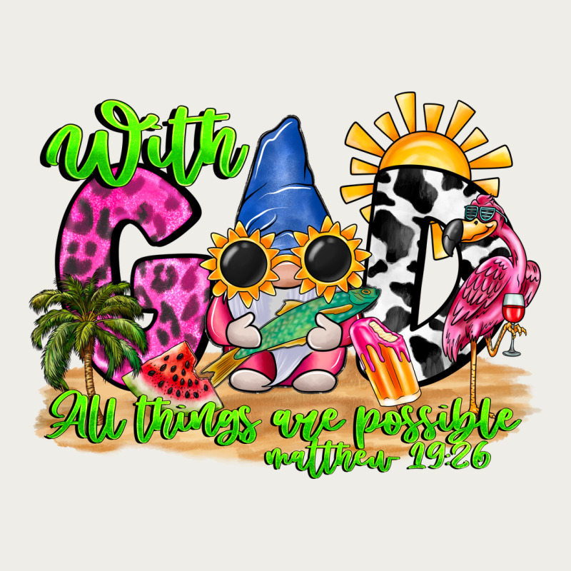 With God All Things Are Possible Summer Zipper Hoodie by CowhideDigitalArt | Teevron