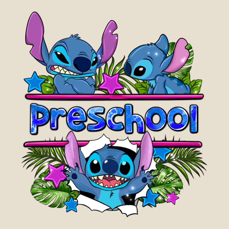 Preview Flower Stitch Blue Preschool Urban Hoodie by AdoDesignShop | Teevron