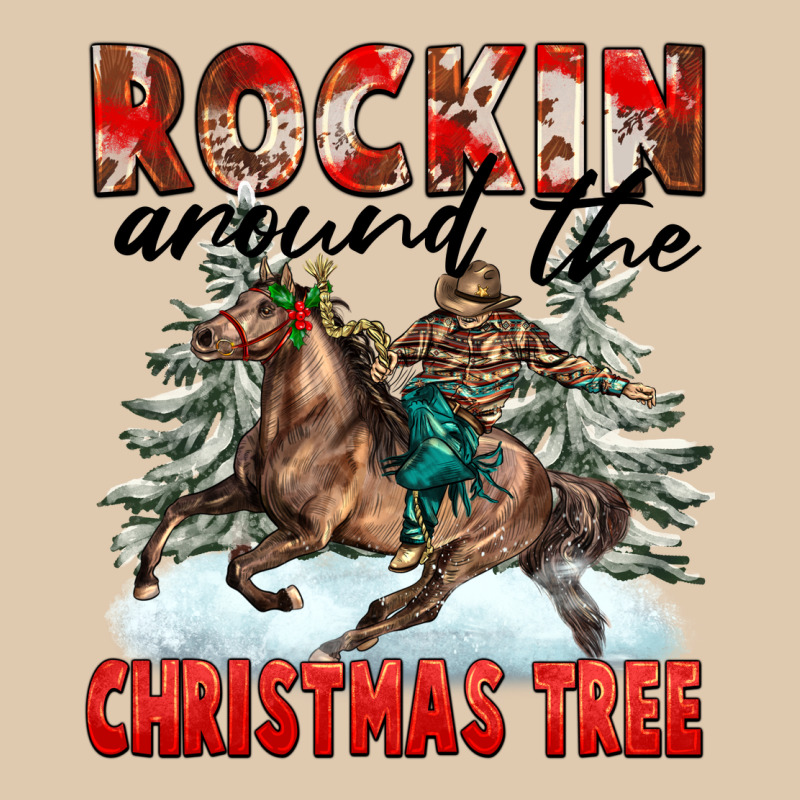 Rockin Around The Christmas Tree Rodeo Heavyweight Sweatshirt by FaDigitalArtStudio | Teevron
