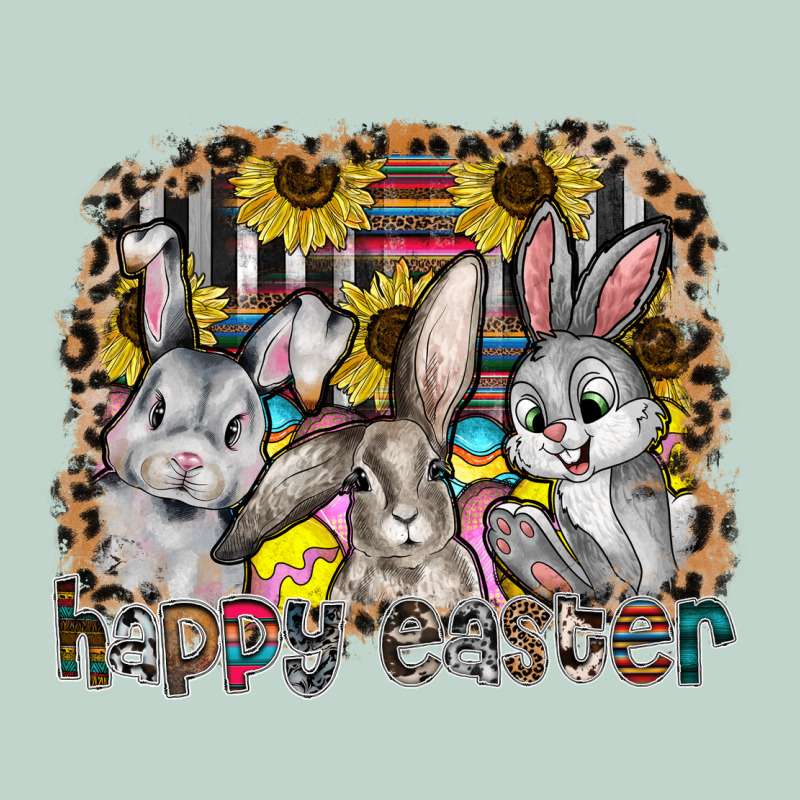 Happy Easter Zipper Hoodie by CowhideDigitalArt | Teevron