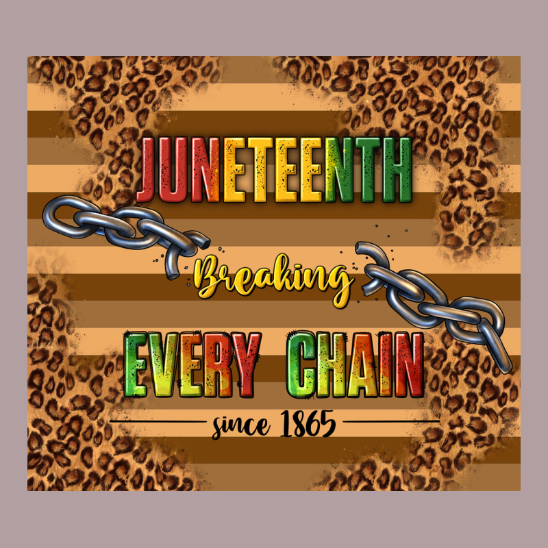 Juneteenth Breaking Every Chain Since 1865 Vintage Hoodie by TumblerDesignByShophia | Teevron