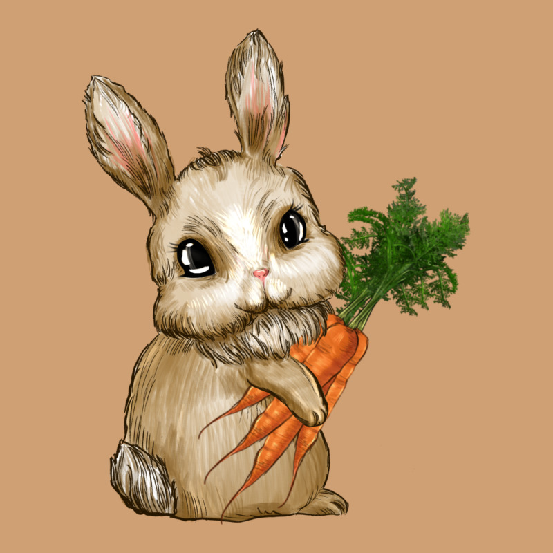 Happy Easter With Bunny And Carrot Vintage Tee by RanaPortraitStore | Teevron