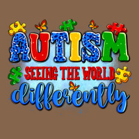 Autism Seeing The World Differently Premium Tee | Teevron